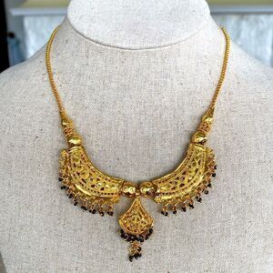 Bollywood Indian Gold Tone Neckkace